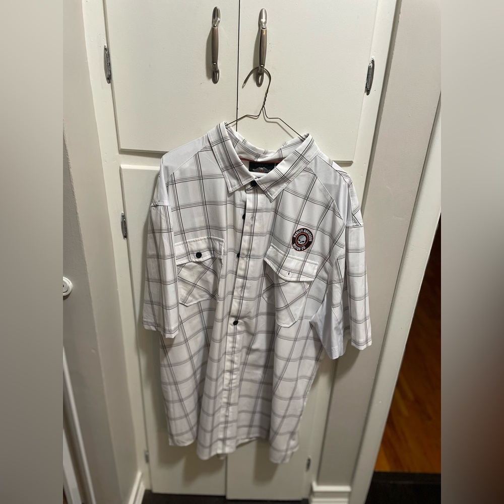 Harley Davidson Motorcycles Men’s Button Down Shirt 3XL